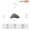 Подвесной светильник Lightera Stone LE205L-800S LE205L-800S - 6