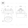 Встраиваемый спот Arlight SP-PLURIO-BUILT-TRIMLESS-R120-9W Day4000 038050 038050 - 4