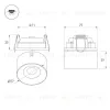 Встраиваемый спот Arlight SP-PLURIO-BUILT-R77-9W Warm3000 037999 037999 - 4