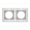Рамка стеклянная на 2 поста Arlight FRM-GLARE-GC-2-WH 043835 043835 - 2