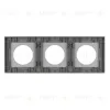 Рамка стеклянная на 3 поста Arlight FRM-GLARE-GC-3-GR 043840 043840 - 3