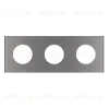 Рамка стеклянная на 3 поста Arlight FRM-GLARE-GC-3-GR 043840 043840 - 2