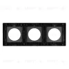 Рамка стеклянная на 3 поста Arlight FRM-GLARE-GC-3-BK 043839 043839 - 2