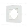 Рамка стеклянная на 1 пост Arlight FRM-OMALI-GS-1-WH 049648 049648 - 1