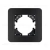 Рамка стеклянная на 1 пост Arlight FRM-OMALI-SFGS-1-BK 049676 049676 - 3