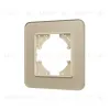Рамка стеклянная на 1 пост Arlight FRM-OMALI-SFGS-1-GD 049679 049679 - 1