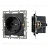 Механизм электрической розетки Arlight SCT-GP-MEU-PL-BK (250V, 16A) 043740 043740 - 1