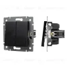 Механизм выключателя двухклавишный непроходной Arlight SWT-MK02-PL-BK-V (250V, 10A) 049888 049888 - 1