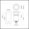 Грунтовый встраиваемый светильник Odeon Light Nature Ingro 6660/1GL3 6660/1GL3 - 2