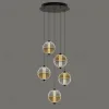 Каскадная люстра Delight Collection MD24022079-5A black/amber MD24022079-5A black/amber - 2