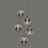 Каскадная люстра Delight Collection MD24022079-5A black/smoky MD24022079-5A black/smoky - 1