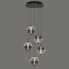 Каскадная люстра Delight Collection MD24022079-5A black/smoky MD24022079-5A black/smoky - 2