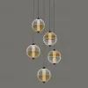 Каскадная люстра Delight Collection MD24022079-5A black/amber MD24022079-5A black/amber - 1