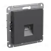 Розетка компьютерная RJ45, кат. 6A, Systeme Electric AtlasDesign Базальт ATN001486 ATN001486 - 1