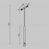 Трековый магнитный светильник Maytoni Focus LED TR226-4-5WTW-M-DSZ-W TR226-4-5WTW-M-DSZ-W - 8