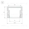 Профиль Arlight PDS-SM-2000 WHITE 044325 044325 - 2