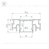 Профиль Arlight STRETCH-32-CEIL-CENTER-2000 BLACK 055208 055208 - 3
