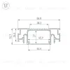 Профиль Arlight STRETCH-41-CEIL-CENTER-2000 WHITE 053527 053527 - 3
