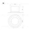 Встраиваемый светильник Arlight MS-DROP-BUILT-R105-14W Warm2700 054708 054708 - 3