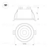 Встраиваемый светильник Arlight MS-ALORA-BUILT-R106-9W Day4000-MIX 048079 048079 - 3