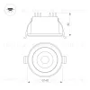 Встраиваемый светильник Arlight MS-ALORA-BUILT-R140-12W Day4000-MIX 048092 048092 - 3