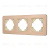 Рамка на 3 поста алюминиевая Arlight FRM-AKIRY-AL-3-GD 049730 049730 - 1