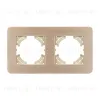 Рамка на 2 поста алюминиевая Arlight FRM-AKIRY-AL-2-GD 049726 049726 - 3