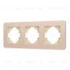 Рамка на 3 поста алюминиевая Arlight FRM-AKIRY-SFAL-3-GD 049742 049742 - 1