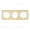 Рамка на 3 поста алюминиевая Arlight FRM-AKIRY-SFAL-3-GD 049742 049742 - 2