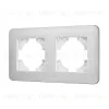 Рамка на 2 поста алюминиевая Arlight FRM-AKIRY-AL-2-SR 049724 049724 - 1