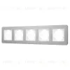 Рамка на 5 постов алюминиевая Arlight FRM-AKIRY-AL-5-SR 049734 049734 - 1