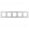 Рамка на 5 постов алюминиевая Arlight FRM-AKIRY-AL-5-SR 049734 049734 - 3