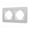 Рамка на 2 поста алюминиевая Arlight FRM-AKIRY-SFAL-2-SR 049737 049737 - 1