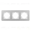 Рамка на 3 поста алюминиевая Arlight FRM-AKIRY-SFAL-3-SR 049740 049740 - 3