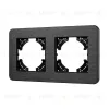 Рамка на 2 поста алюминиевая Arlight FRM-AKIRY-AL-2-BK 049725 049725 - 1