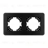 Рамка на 2 поста алюминиевая Arlight FRM-AKIRY-AL-2-BK 049725 049725 - 2