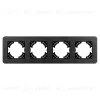 Рамка на 4 поста алюминиевая Arlight FRM-AKIRY-AL-4-BK 049732 049732 - 3