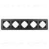 Рамка на 5 постов алюминиевая Arlight FRM-AKIRY-AL-5-BK 049735 049735 - 3
