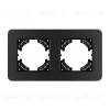 Рамка на 2 поста алюминиевая Arlight FRM-AKIRY-SFAL-2-BK 049738 049738 - 2