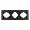 Рамка на 3 поста алюминиевая Arlight FRM-AKIRY-SFAL-3-BK 049741 049741 - 3