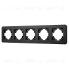 Рамка на 5 постов алюминиевая Arlight FRM-AKIRY-SFAL-5-BK 049747 049747 - 1