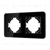 Рамка на 2 поста стеклянная Arlight FRM-OMALI-GS-2-BK 049693 049693 - 1