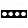 Рамка на 4 поста стеклянная Arlight FRM-OMALI-GS-4-BK 049701 049701 - 3