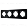Рамка на 4 поста стеклянная Arlight FRM-OMALI-GS-4-BK 049701 049701 - 1