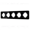 Рамка на 5 постов стеклянная Arlight FRM-OMALI-GS-5-BK 049705 049705 - 1