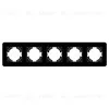 Рамка на 5 постов стеклянная Arlight FRM-OMALI-GS-5-BK 049705 049705 - 2