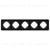 Рамка на 5 постов стеклянная Arlight FRM-OMALI-GS-5-BK 049705 049705 - 3