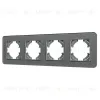 Рамка на 4 поста стеклянная Arlight FRM-OMALI-GS-4-GR 049702 049702 - 1