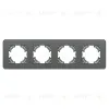 Рамка на 4 поста стеклянная Arlight FRM-OMALI-GS-4-GR 049702 049702 - 3