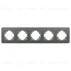 Рамка на 5 постов стеклянная Arlight FRM-OMALI-GS-5-GR 049706 049706 - 3